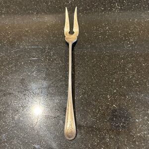 ❤️WEEKEND SALE❤️Elegant Antique Sterling Silver Cocktail Fork